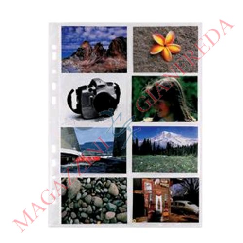 BUSTA A4 PORTA FOTO CM 7X10.  FINITURA LISCIA. CONF 10 PZ